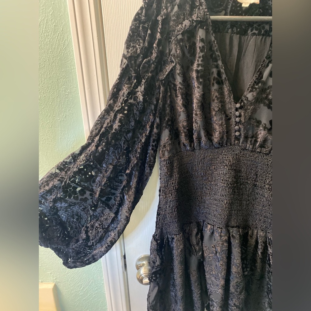 Rococo Sand Sade Dress in Black - Picture 7 of 9